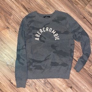 Medium grey Abercrombie crew neck. Super cute & looks good with leggings.